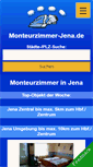Mobile Screenshot of monteurzimmer-jena.de